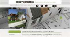 Desktop Screenshot of billotmaisonbois.com