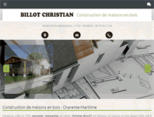 Tablet Screenshot of billotmaisonbois.com